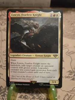 MTG Eowyn, Fearless Knight The Lord of the Rings Regular Rare NM - Image 1