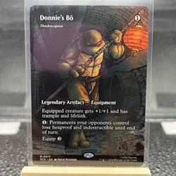 MTG Donnie's Bo (Borderless) Non-foil M 0017 Teenage Mutant Ninja Turtles - Image 1