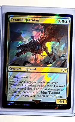 MTG Magic the Gathering Warhammer 40000 40k Surge Foil #144 Tyranid Harridan - Image 1