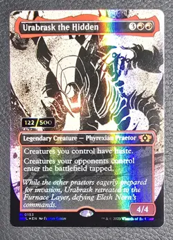 Urabrask the Hidden (Serialized) Multiverse Legends Foil NM Magic Serial MTG - Image 1