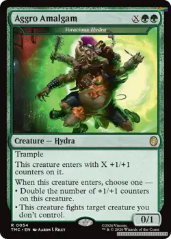Aggro Amalgam - Voracious Hydra [TMC - 54] - NM [Foil] TCG MTG - Image 1