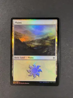 Plains - 252- Foil - Throne of Eldraine - Magic the Gathering - MTG - Image 1