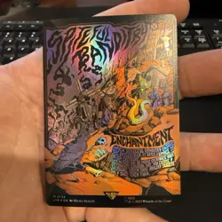 MTG LOTR Poster Foils (Mount Doom and Spiteful Banditry) NM - Image 2