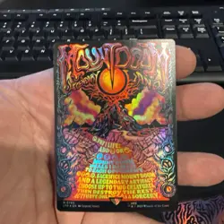 MTG LOTR Poster Foils (Mount Doom and Spiteful Banditry) NM - Image 3