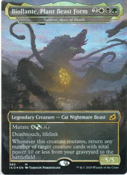 MTG: Ikoria: Lair of Behemoths: Foil Biollante, Plant Beast Form: LP Condition - Image 1