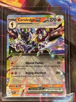 Pokemon Ceruledge ex 036/191 Surging Sparks Double Rare NM - Image 1
