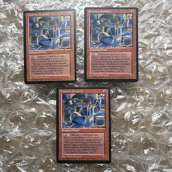 Set Of 3 (x3 3x) | Dwarven Armorer | Fallen Empires | Magic MTG | NM+ Unplayed - Image 1