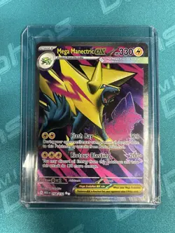 Pokemon Mega Manectric ex 158/132 Full Art Mega Evolution Ultra Rare NM - Image 1
