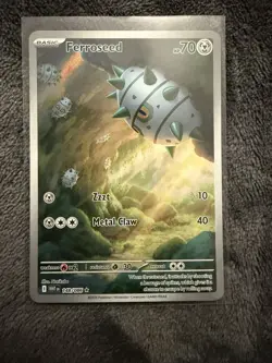 Ferroseed - 148/086 SV: White Flare Holo Pokemon TCG NM - Image 1