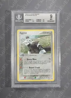 Pokemon BGS 9 Aggron #2 Holo Ex Legend Maker 2006 English - Image 2