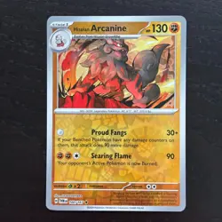 Hisuian Arcanine 100/167 Pokemon Twilight Masquerade SV06 Reverse Holo Rare NM - Image 1