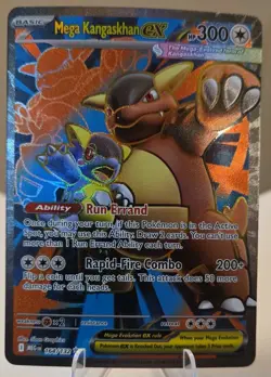 Mega Kangaskhan ex 164/132 Full Art Pokemon TCG Mega Evolution - Image 1