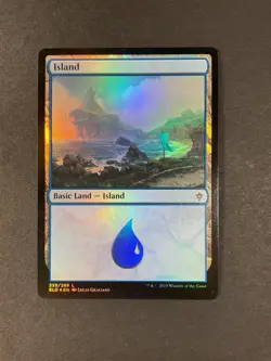Island - 255 - Foil - Throne of Eldraine - Magic the Gathering - MTG - Image 1