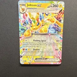 Pokemon Jolteon ex 030/131 Sv: Prismatic Evolutions Holo Double Rare 260 HP - Image 2