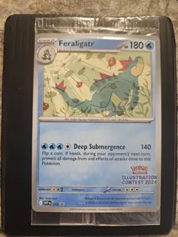 Pokemon (Illustration Contest 2024) Sealed Promo Set Feraligatr #213 Sealed - Image 1