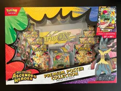 Pokemon TCG Mega Evolution Ascended Heroes Poster Collection Mega Lucario Box… - Image 1