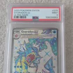 Pokemon Gyarados ex 225/198 SV01 Scarlet & Violet Ultra Rare Holo PSA 9 - Image 1