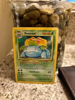 Venusaur (15/102) Pokemon Base Set - Holo Rare - TCG (LP) - Image 3
