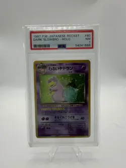 Pokemon Dark Slowbro Rocket 1997 Holo Rare PSA 7 Japanese #80 - Image 1
