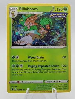Rillaboom SWSH277 Sword & Shield Black Star Promo Pokemon TCG NM - Image 1