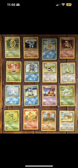 1999 Pokemon Base Set Unlimited 102102 Complete Binder Set G2U - Image 3