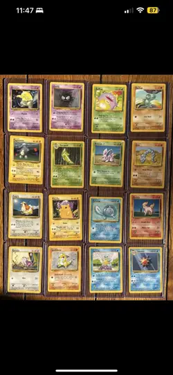 1999 Pokemon Base Set Unlimited 102102 Complete Binder Set G2U - Image 5
