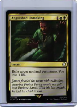 Anguished Unmaking MTG Cards Fallout Magic the Gathering 209 - Image 1