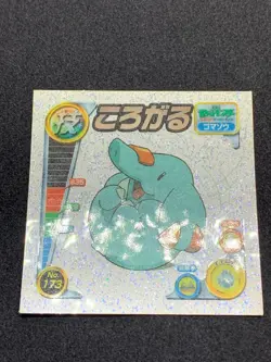 Phanpy No.173 Pokemon Sticker Japanese 2005 Amada Holo Nintendo Rare - Image 2