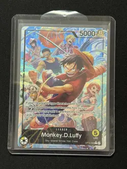 Monkey D Luffy OP15-098 Alternate Art Adventure on Kami's Island Foil ENGLISH - Image 3