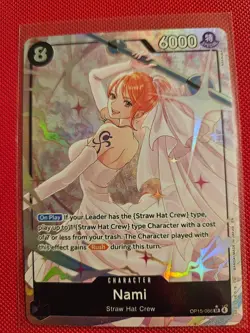 One Piece TCG Nami OP15-086 Alt Art Foil – Adventure on Kami’s Island - Image 1