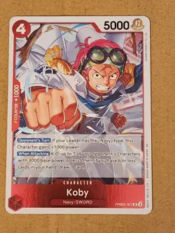 One Piece TCG The Best Vol. 2 PRB-02 - Koby R PRB02-001 - English NM - Image 1