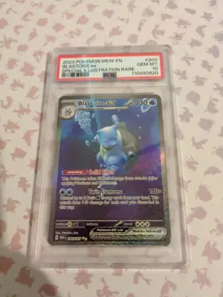 Pokemon Blastoise ex 200/165 Sv: Scarlet & Violet 151 Holo PSA 10 - Image 2