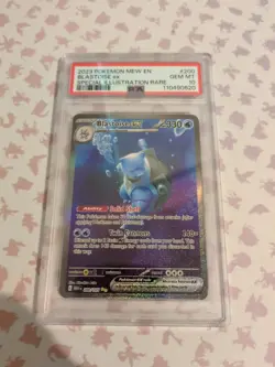 Pokemon Blastoise ex 200/165 Sv: Scarlet & Violet 151 Holo PSA 10 - Image 3