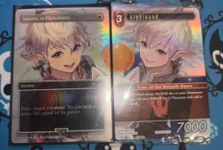 MTG Final Fantasy Swords To Plowshares&Alphinaud Foil Promo (FA) MagicConLV 2025 - Image 1