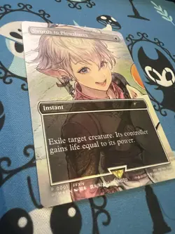 MTG Final Fantasy Swords To Plowshares&Alphinaud Foil Promo (FA) MagicConLV 2025 - Image 4