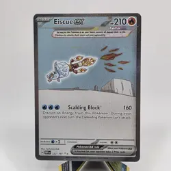 Pokemon TCG Eiscue EX Obsidian Flames Special Illustration Rare Card 222/197 - Image 1