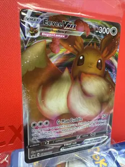 Eevee VMAX SWSH087 SEALED Shining Fates Black Star Promo Card Pokemon TCG - Image 2