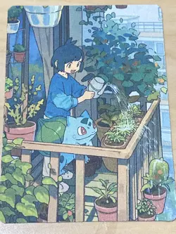 Japanese ART STYLE Bulbasaur Fan Full Art Pokemon Custom Card/perfect bookmark - Image 3