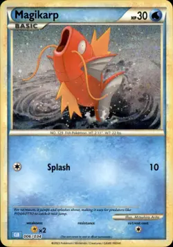 Magikarp 006/034 Holo Classic Collection Trading Card Game Classic Pokemon NM - Image 1