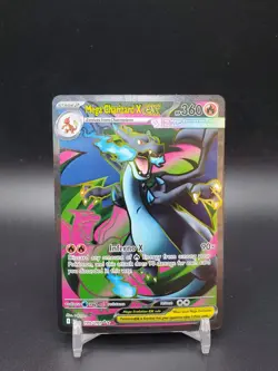 Mega Charizard X ex 109/094 Phantasmal Flames Full Art NM Pokemon Card - Image 1