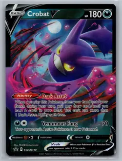 Crobat V - SWSH: Sword & Shield Promo Cards SWSH110 NM - Image 1