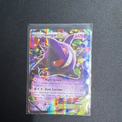 ✨Pokemon Gengar EX Ultra Rare Holo 2014 170 HP Card XY Phantom Forces💥👻 - Image 1