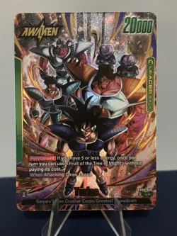 Turles FB08-049 Leader Alternate Art Saiyan's Pride Dragon Ball English Card - Image 1