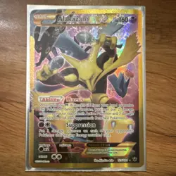 Alakazam EX Full Art Secret Rare 125/124 Fates Collide Holo Pokemon Card - Image 1