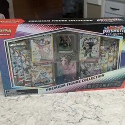 Pokemon TCG Prismatic Evolutions Premium Figure Collection Box Umbreon Espeon - Image 1