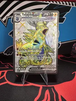 Tyranitar EX 211/197 Obsidian Flames Ultra Rare Full Art Pokemon - Image 1