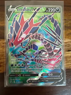 Eternatus V SWSH044 Holo Promo Sword & Shield Promo Pokemon Holo Near Mint - Image 1