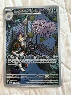 Pokemon TCG Team Rockets Weezing Destined Rivals 199/182 - Image 1