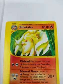 MINT Pokemon Expedition 57/165 Ninetales RARE Dog Cute Fire - Image 1