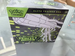 Pokemon TCG Mega Evolution Perfect Order Elite Trainer Box ETB New rip seal wear - Image 1
